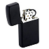 Зажигалка Zippo Slim Matt, матовая черная - Фото 2