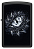 Зажигалка ZIPPO Dragon Eye с покрытием Black Light, латунь/сталь, черная,матовая 38x13x57 мм - Фото 2