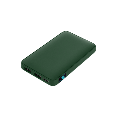 Внешний аккумулятор с подсветкой Анкор (Ancor) 5000 mAh, салатовый (Зеленый)