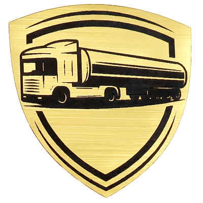 Шильд-наклейка транспорт, золото (Золотой)