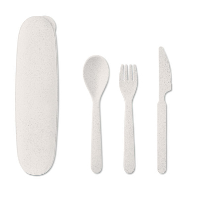Набор столовых приборов (Белый)
