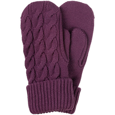 Варежки Heat Trick, баклажановые (Баклажановый)