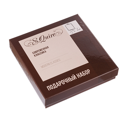 Набор S.Quire фляга 0,27 л, 2 стопки, воронка, сталь, серебристый