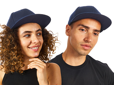 Бейсболка с прямым козырьком Los Angeles 2.0 (Тёмно-синий)