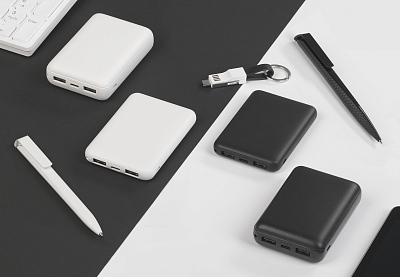 Зарядное устройство "Compact", 5000 mAh, белый, белый