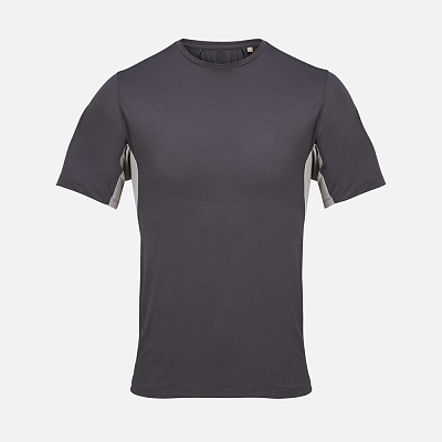 Футболка спортивная унисекс Storm, белая (Серый)