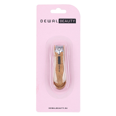Книпсер Dewal Beauty с кокосовой ручкой, 9 см