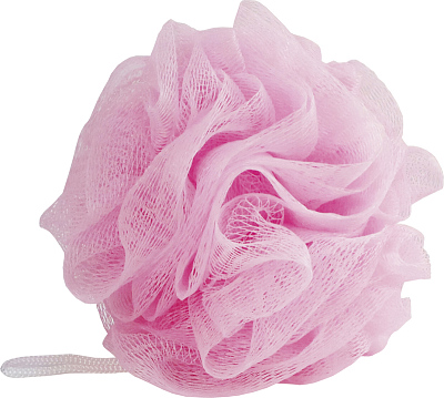 Мочалка Dewal Beauty для тела, 50г (розовая), 1шт. (Розовый)