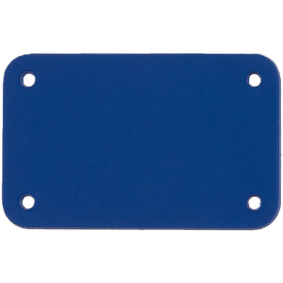 Лейбл из ПВХ Kreta, S  (Синий)