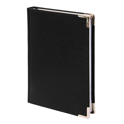 Ежедневник недатированный Kennedy, формат А5,  в линейку (Чёрный)