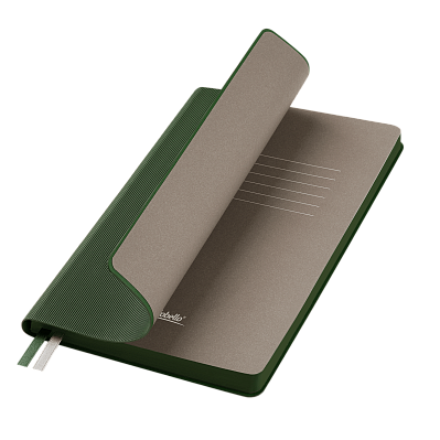 Ежедневник Rain недатированный, зеленый (Зеленый, серый, бежевый)