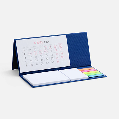 Календарь настольный Grade  (Синий)