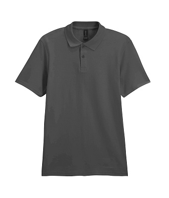 Футболка поло SOFTSTYLE ADULT DOUBLE PIQUE, ГРАФИТОВЫЙ XL (Графитовый)