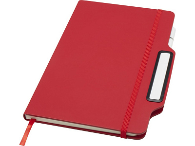 Блокнот А5 Nexus с ручкой-карандашом (Красный)