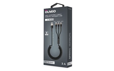 Кабель Olmio SPRING 3в1