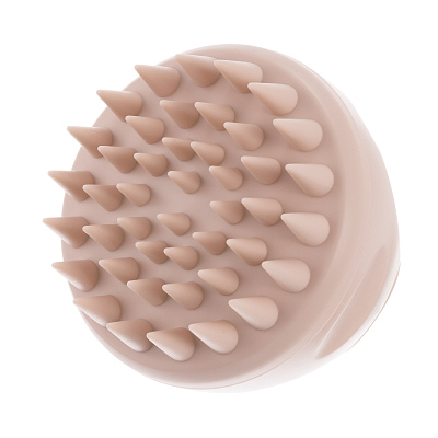 Щетка Dewal Beauty массажная для мытья головы, цвет бежевый, 8 х 8,5 см (Бежевый)