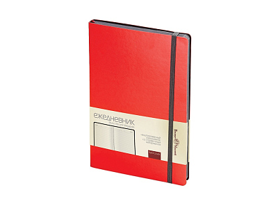 Ежедневник недатированный А5 Megapolis Soft (Красный)