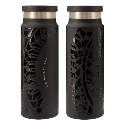 Термобутылка вакуумная герметичная Аллегра (Allegra), черная