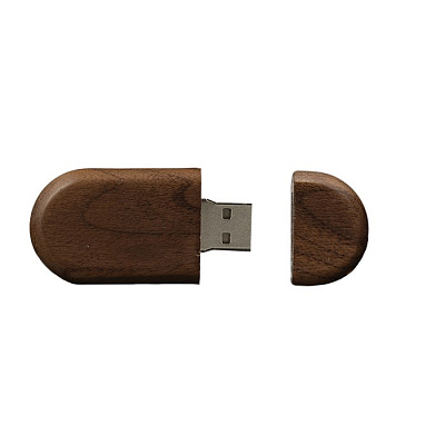 Дерево 01 Эко, светлое дерево, 4Гб, переходник мини-пвх