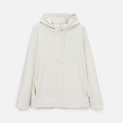 Худи унисекс H2, молочно-белое