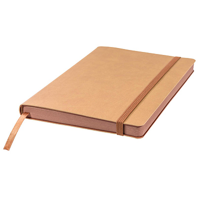 Ежедневник недатированный Shady, А5, светло-коричневый, кремовый блок в линейку, коричневый обрез (Светло-коричневый) Ежедневник недатированный Shady, А5, светло-коричневый, кремовый блок в линейку, коричневый обрез (Светло-коричневый)