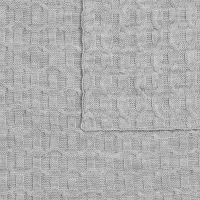 Плед Braidera, серебристо-серый меланж