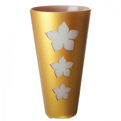 Ваза Innovation Flowers (Бело-золотой)