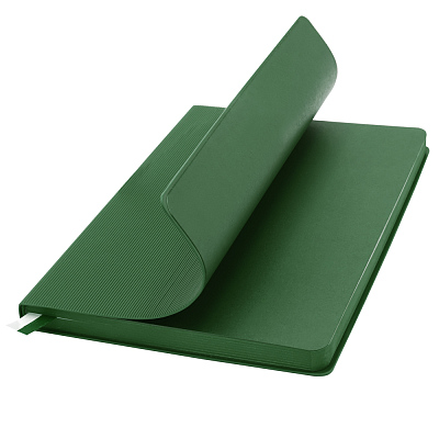 Ежедневник A5 недатированный Gabby в мягком переплёте, тёмно-зелёный (Темно-зеленый)