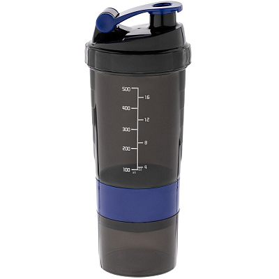 Спортивный шейкер Tonus, черно-синий (Синий)