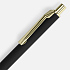 Ручка шариковая Lobby Soft Touch Gold, черная - Фото 3