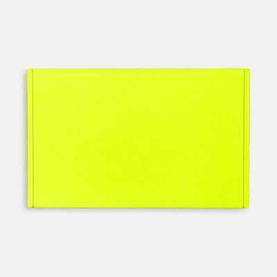 Лейбл из ПВХ Dzeta, ХL  неон (Желтый)