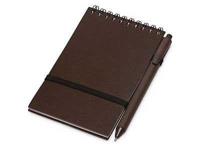 Блокнот Kaffi S с обложкой из кофе и пластика