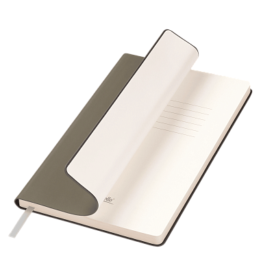 Ежедневник Спарк (Spark) недатированный, серый (без упаковки, без стикера) (Серый, бежевый)