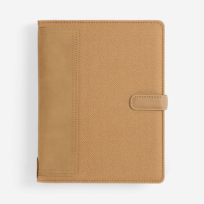 Ежедневник-органайзер Twill, недатированный  (Коричневый)