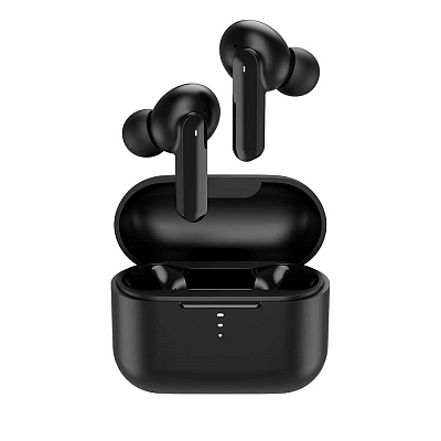 Наушники беспроводные с зарядным боксом HIPER TWS ELIT, цвет черный (Чёрный)