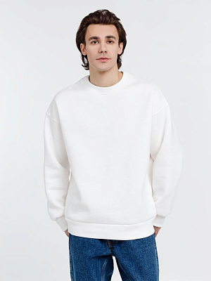 Свитшот оверсайз унисекс True Self, молочно-белый (Белый)