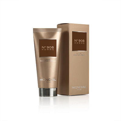 Крем для бритья в тубе MONDIAL №908 HOMME LUXURY SHAVING CREAM SOFT 100 мл