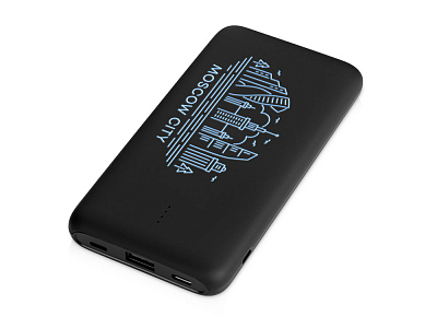 Внешний беспроводной аккумулятор с подсветкой лого Reserve X, 8000 mAh (Чёрный)