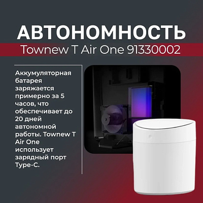 Умная корзина для мусора Townew T Air One