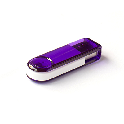 Пластик 01 Твист пластиковый, фиолетовый, 4Гб