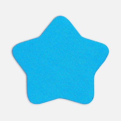 Наклейка тканевая Lunga Bial, M, голубая (Голубой)