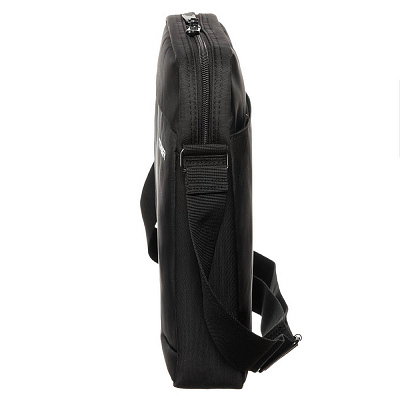 Сумка кросс-боди TORBER, черный, нейлон, 28х22х6 см