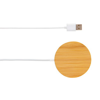 Магнитное устройство для беспроводной зарядки Bamboo, 10 Вт