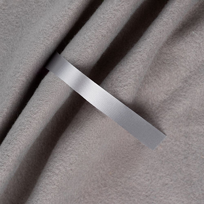 Лента сатиновая Satin 10 S, серая, 10 см (Серый)