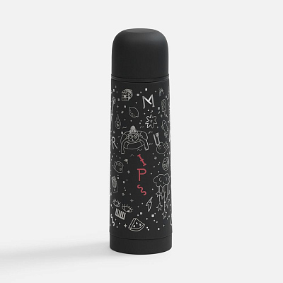 Термос Skydive, ver.2, черный