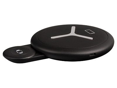 Беспроводное зарядное устройcтво NEO Qwatch для часов и смартфона (Чёрный)