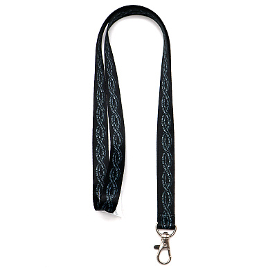 Ланъярд полноцветный Флоу с карабином, 15 мм (Мультиколор) Ланъярд полноцветный Флоу с карабином, 15 мм (Мультиколор)