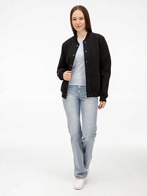 Бомбер унисекс AtmosWear, черный