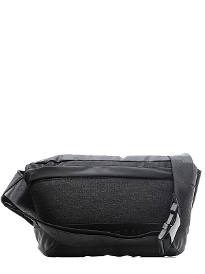 Сумка на пояс BUGATTI Universum, графитовая, полиэстер меланж/тарпаулин, 27х5х15 см, 1 л