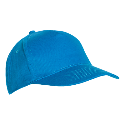 Бейсболка STAN 5 клиньев хлопок 150, 10L (Лазурный)